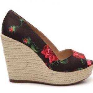 Vince Camuto TAYLOR Espadrilles Peep-Toe Floral